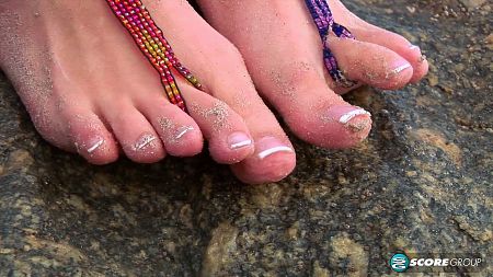 Michelle Honeywell - Solo Foot Fetish video
