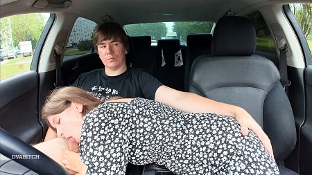 I ASKED HIM TO STOP THE CAR SO I COULD SUCK HIS DICK AND SWALLOW